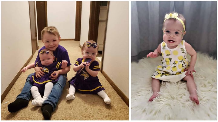 Photo of Parker Baker and her siblings
